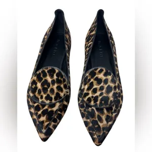 M. Gemi The Gia New With Box size 39 leopard calf hair pointed toe flats