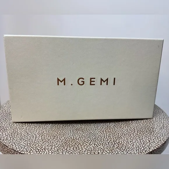 M. Gemi The Gia New With Box size 39 leopard calf hair pointed toe flats
