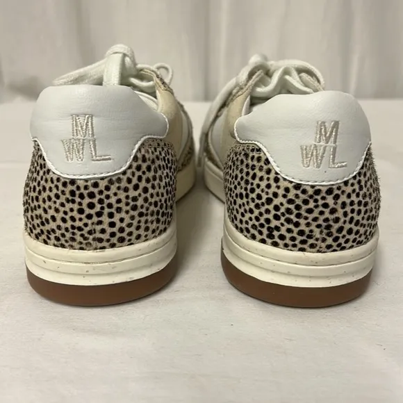 Madewell Court Sneakers in Spotted Calf Hair, Sz 7, MD783
