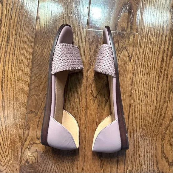 Madewell The Nelda d'Orsay Flat: Woven Edition Pink Sandals