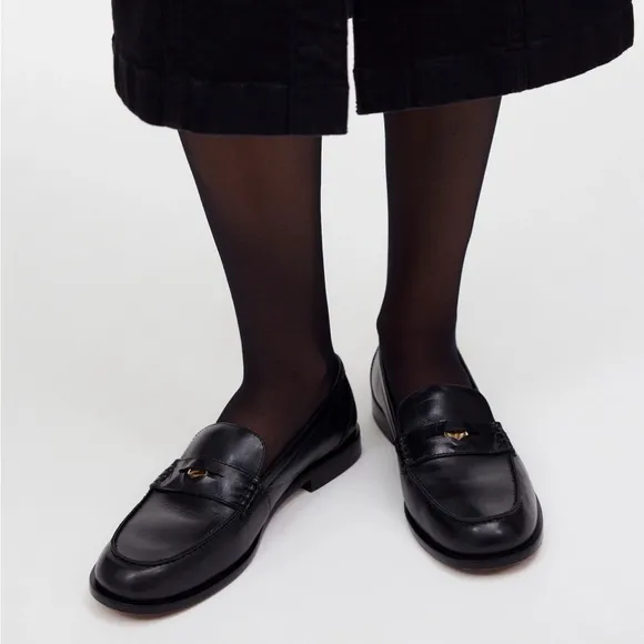 Madewell true black The Grayson Penny Loafer
