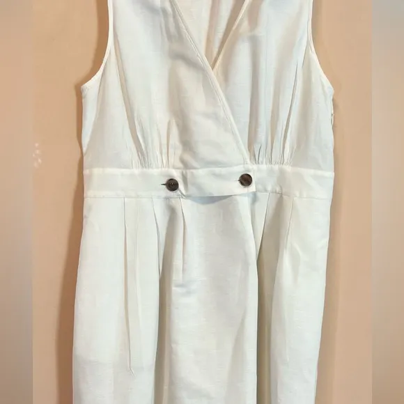 Madewell White Linen Dress