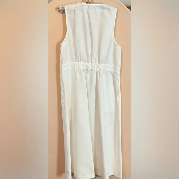 Madewell White Linen Dress