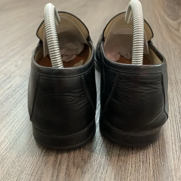 Magnanni Penny Loafers Horsebit Size 13 M Black Leather Dress Shoes 19958