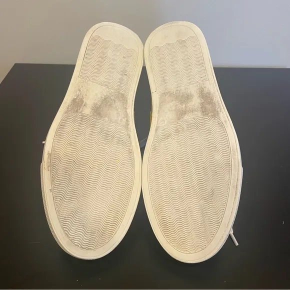 Maison Margiela MM6 Yellow High-Top Sneakers size 39