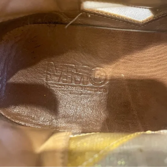 Maison Margiela MM6 Yellow High-Top Sneakers size 39