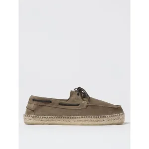 Manebi Espadrilles Boat Shoe Suede Casual Men Beige Espadrilles