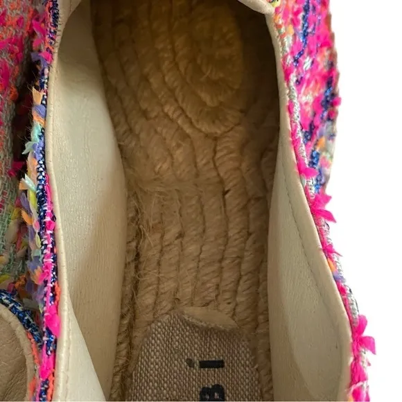 MANEBI - SIZE 39 - MADE IN SPAIN - MULTI COLORS  &amp; FIBERS PLATFORM ESPADRILLE S5