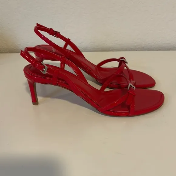 Mango Women's Red Strappy Sandals