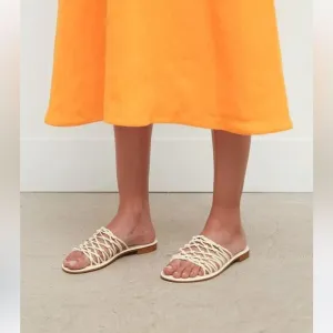 Mansur Gavriel Mignon Strappy Slide Sandals NEW