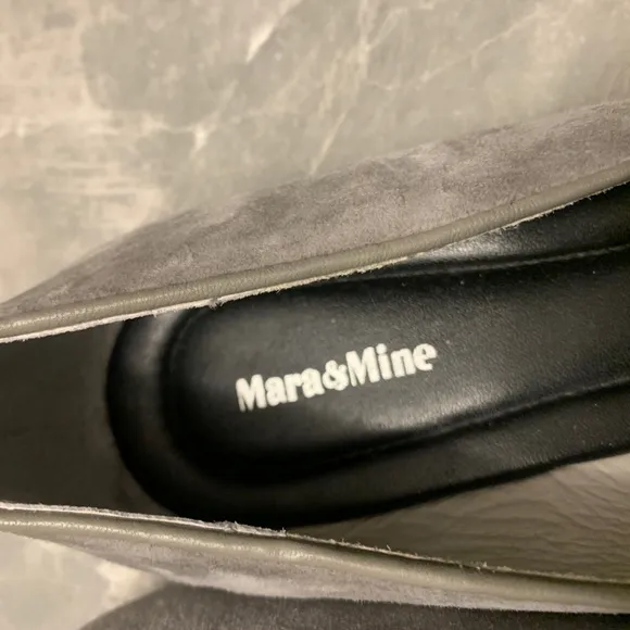 Mara &amp; Mine Gray Skeleton Loafers