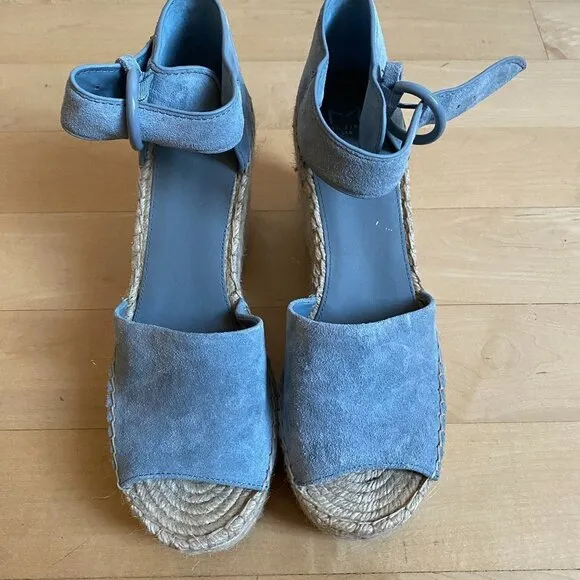 Marc Fisher espadrilles &quot;alida&quot; Blue NEW sz 10