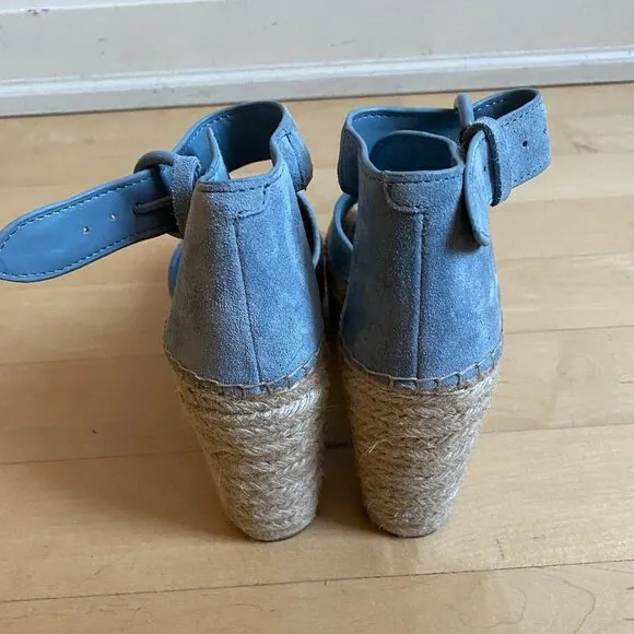 Marc Fisher espadrilles &quot;alida&quot; Blue NEW sz 10