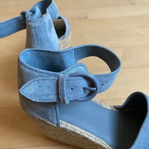 Marc Fisher espadrilles &quot;alida&quot; Blue NEW sz 10