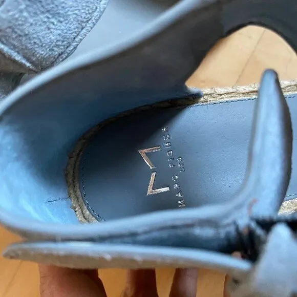 Marc Fisher espadrilles &quot;alida&quot; Blue NEW sz 10