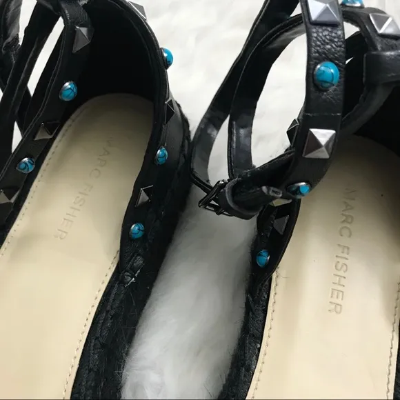 Marc Fisher Vajen Platform Espadrilles in Black