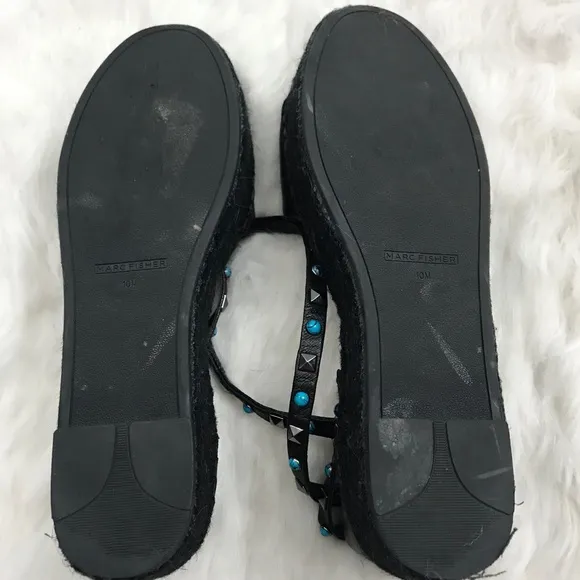 Marc Fisher Vajen Platform Espadrilles in Black