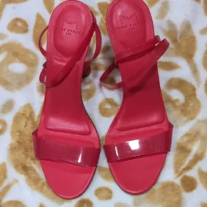 Marc Fisher Women's Red Strappy Sandals