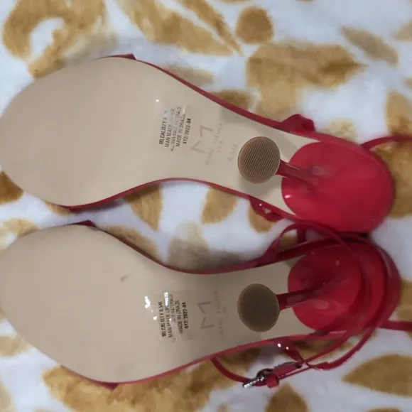 Marc Fisher Women's Red Strappy Sandals
