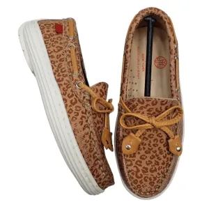 Marc Joseph | NIB Cypress Hill Leopard Nobuck Leather Chic Loafers Girl's 10.5
