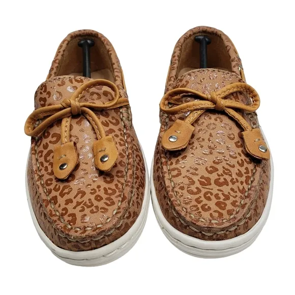Marc Joseph | NIB Cypress Hill Leopard Nobuck Leather Chic Loafers Girl's 10.5
