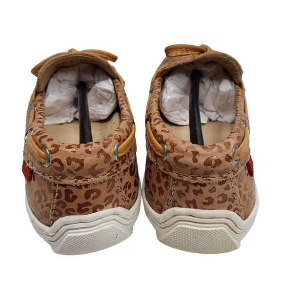 Marc Joseph | NIB Cypress Hill Leopard Nobuck Leather Chic Loafers Girl's 10.5
