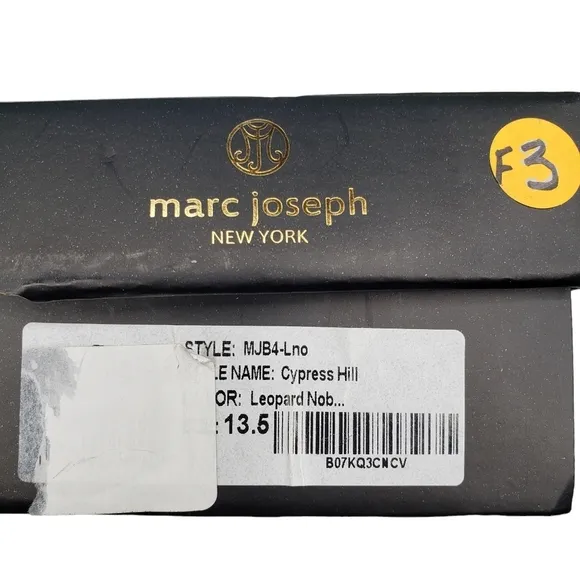 Marc Joseph | NIB Cypress Hill Leopard Nobuck Leather Chic Loafers Girl's 13.5