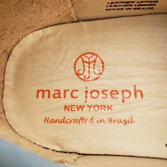 Marc Joseph | NIB Cypress Hill Powder Blue Classic Chic Leather Loafers Girl's 4