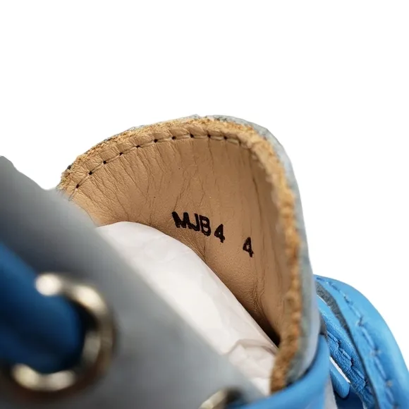 Marc Joseph | NIB Cypress Hill Powder Blue Classic Chic Leather Loafers Girl's 4