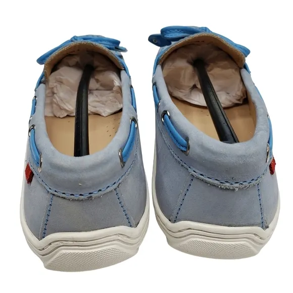 Marc Joseph | NIB Cypress Hill Powder Blue Classic Leather Loafers Girl's 4.5