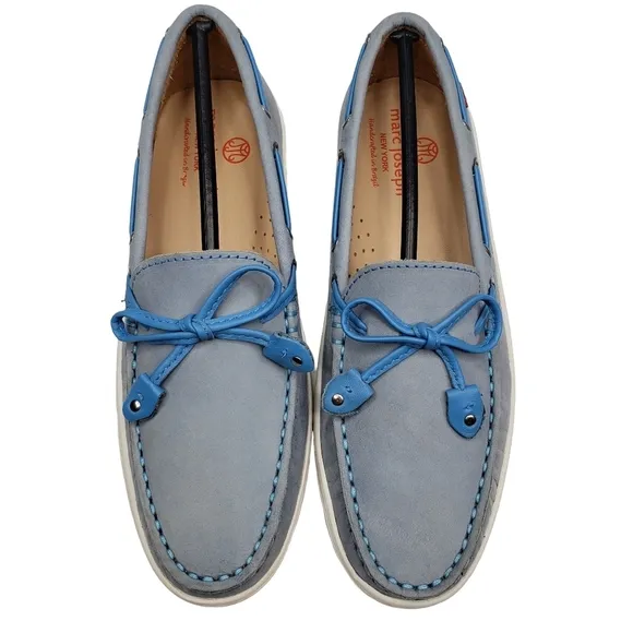 Marc Joseph | NIB Cypress Hill Powder Blue Classic Leather Loafers Girl's 4.5
