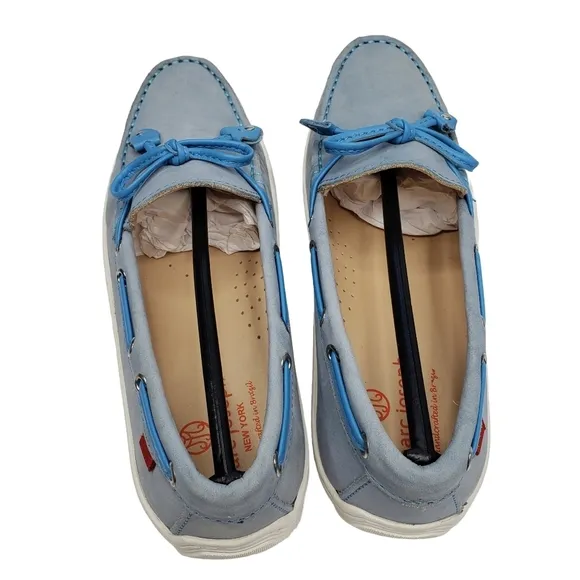 Marc Joseph | NIB Cypress Hill Powder Blue Classic Leather Loafers Girl's 4.5