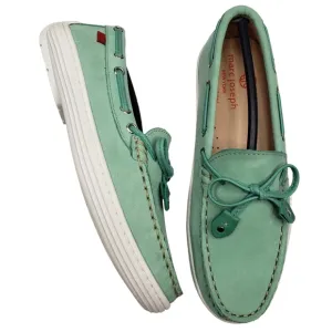 Marc Joseph | NIB Cypress Hill Powder Green Leather Chic Loafers Girl's 1.5