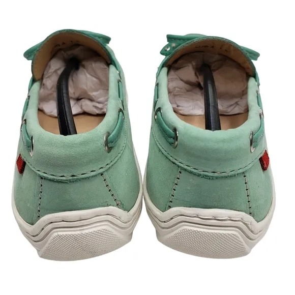 Marc Joseph | NIB Cypress Hill Powder Green Leather Chic Loafers Girl's 1.5