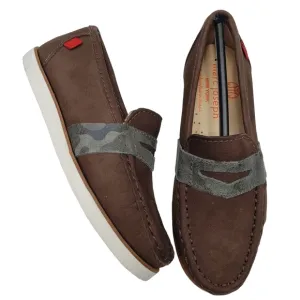Marc Joseph | NIB Dumbo Brown Nobuck Preppy Classic Leather Loafers Boy's 11