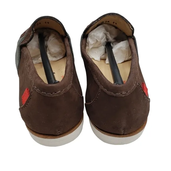 Marc Joseph | NIB Dumbo Brown Nobuck Preppy Classic Leather Loafers Boy's 11