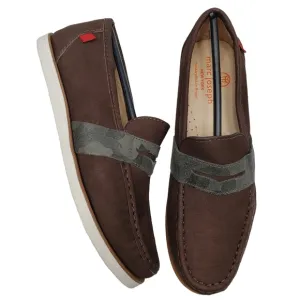 Marc Joseph | NIB Dumbo Brown Nobuck Preppy Classic Leather Loafers Boy's 3