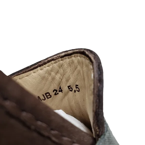 Marc Joseph | NIB Dumbo Brown Nobuck Preppy Classic Leather Loafers Boy's 5.5
