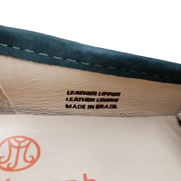 Marc Joseph | NIB Dumbo Emerald Green Preppy Classic Leather Loafers Boy's 12.5