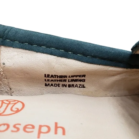 Marc Joseph | NIB Dumbo Emerald Green Preppy Classic Leather Loafers Boy's 12
