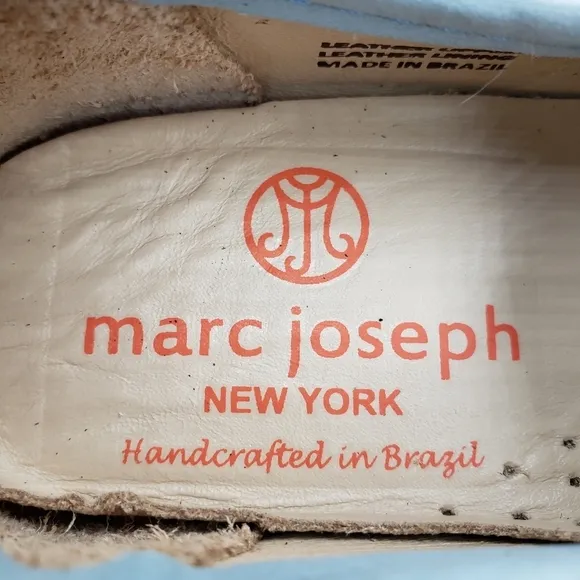 Marc Joseph | NIB Dumbo Light Grey Nobuck Classic Preppy Leather Loafers Boy 11