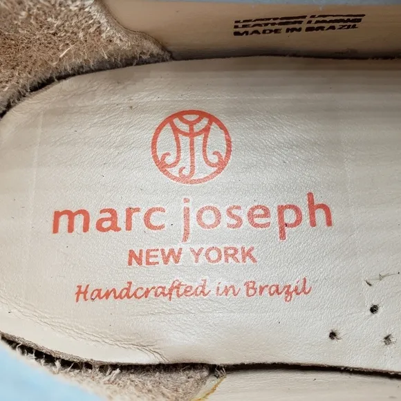 Marc Joseph | NIB Dumbo Light Grey Nobuck Classic Preppy Leather Loafers Boy's 1