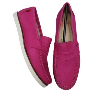 Marc Joseph | NIB Dumbo Pink Nobuck Classic Preppy Leather Loafers Girl's 3