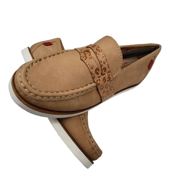 Marc Joseph | NIB Dumbo Porcelain Nobuck Classic Preppy Leather Loafers Girl 13