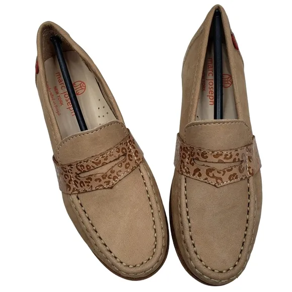 Marc Joseph | NIB Dumbo Porcelain Nobuck Classic Preppy Leather Loafers Girl 13