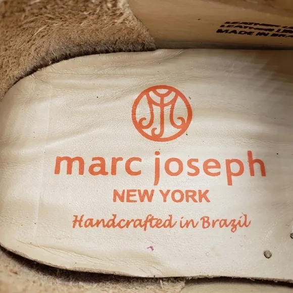 Marc Joseph | NIB Dumbo Porcelain Nobuck Classic Preppy Leather Loafers Girl 13