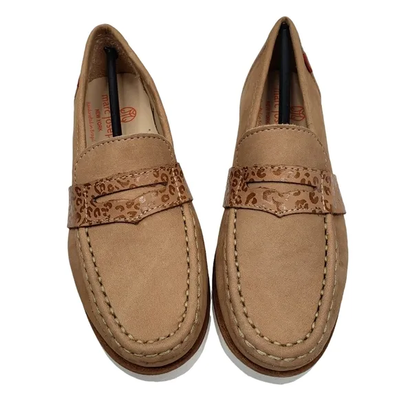 Marc Joseph | NIB Dumbo Porcelain Nobuck Classic Preppy Leather Loafers Girl 13