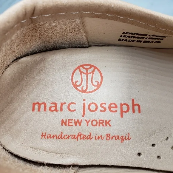 Marc Joseph | NIB Dumbo Porcelain Nobuck Classic Preppy Leather Loafers Girl's 1