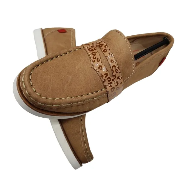 Marc Joseph | NIB Dumbo Porcelain Nobuck Classic Preppy Leather Loafers Girl's 1