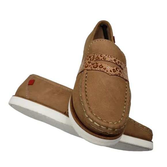 Marc Joseph | NIB Dumbo Porcelain Nobuck Classic Preppy Leather Loafers Girl's 1